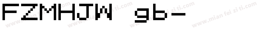 FZMHJW gb字体转换